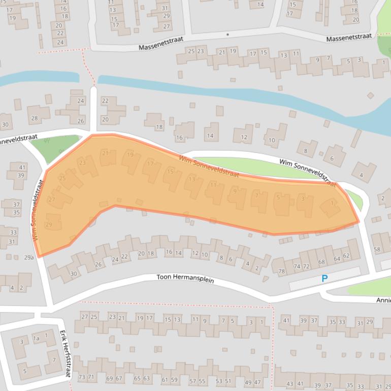 Kaart van postcodegebied 5144ZM.