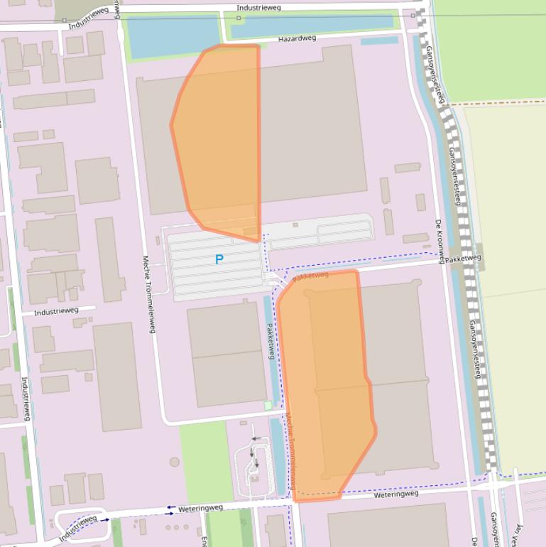 Kaart van postcodegebied 5145NG.