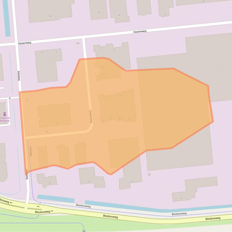 Kaart van postcodegebied 5145NL.