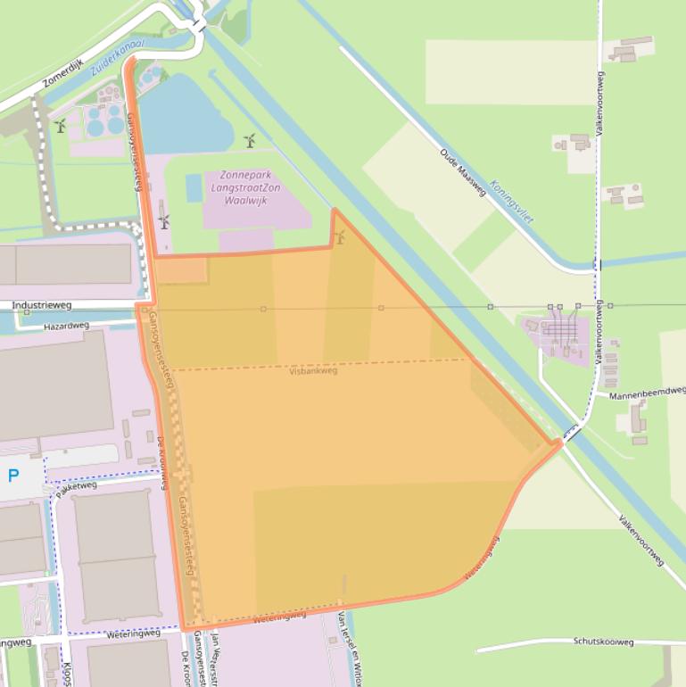 Kaart van postcodegebied 5145NN.