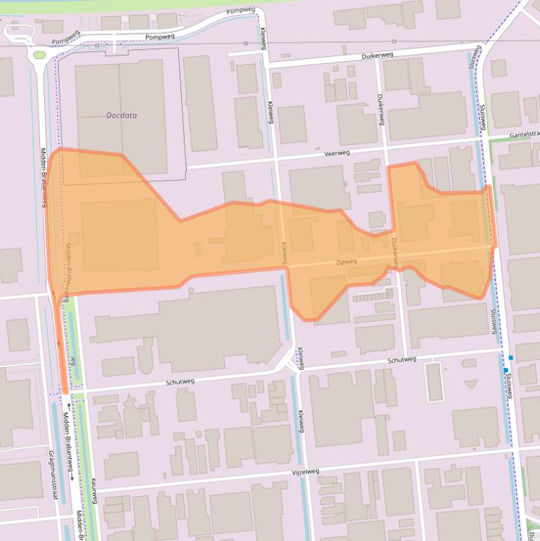 Kaart van postcodegebied 5145NR.
