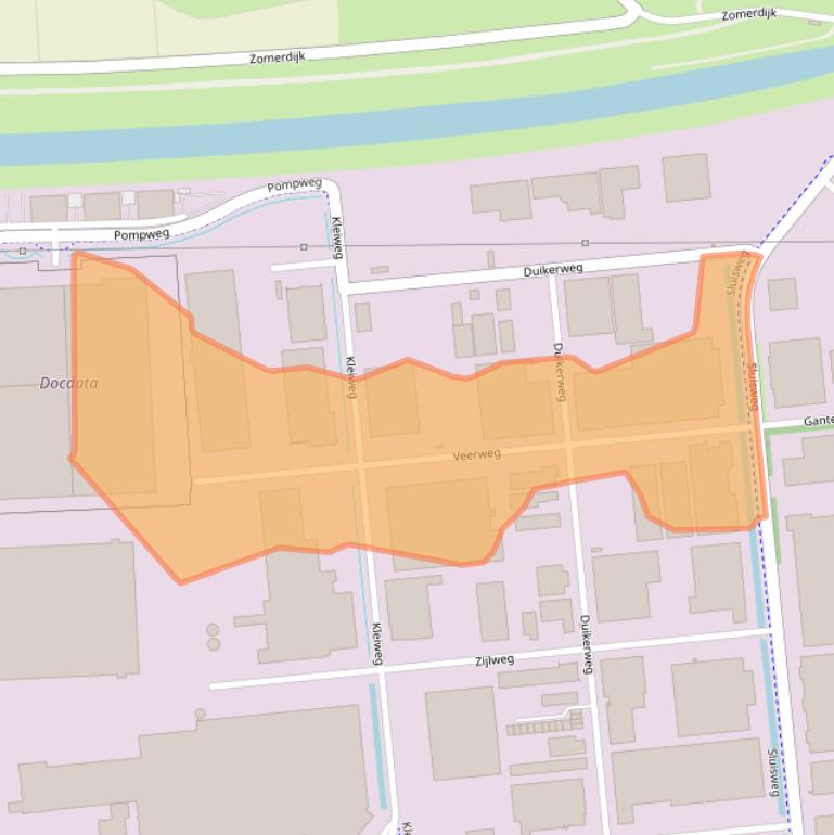 Kaart van postcodegebied 5145NS.