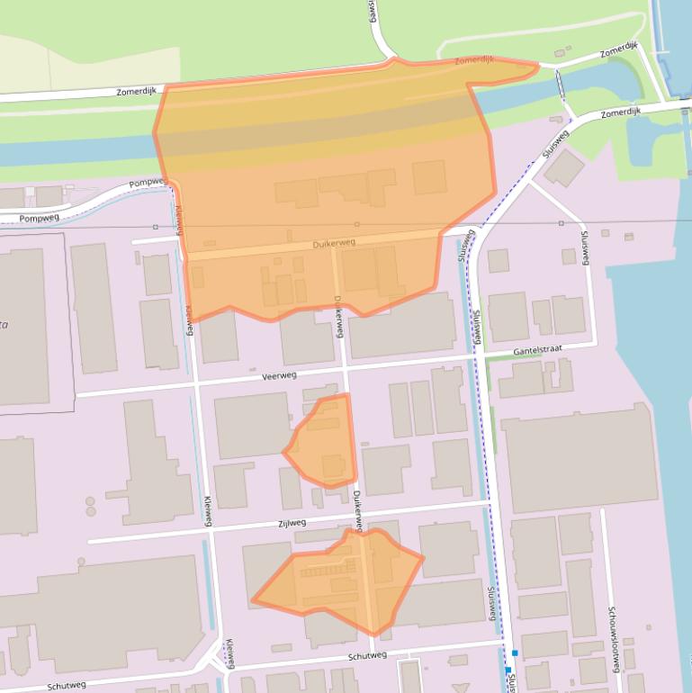 Kaart van postcodegebied 5145NV.