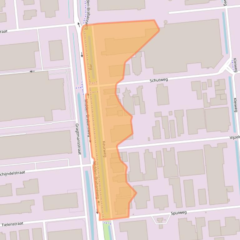 Kaart van postcodegebied 5145NX.