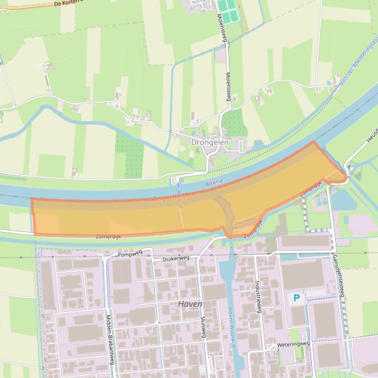 Kaart van postcodegebied 5145PJ.