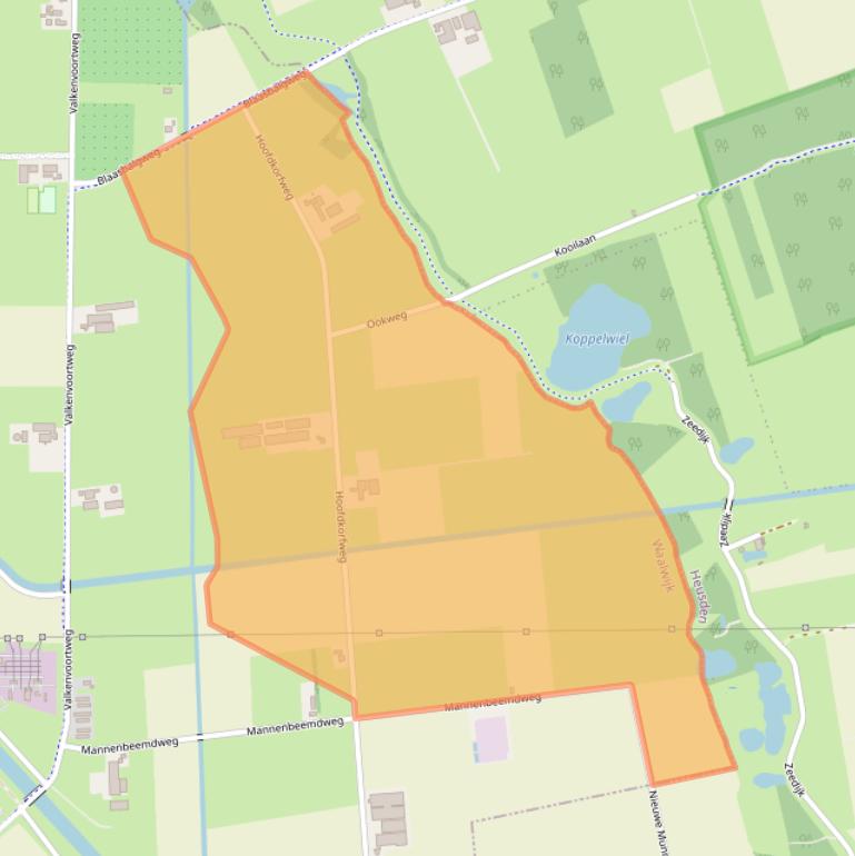 Kaart van postcodegebied 5145PN.