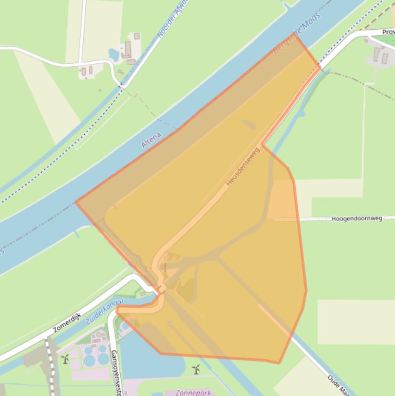 Kaart van postcodegebied 5145PP.