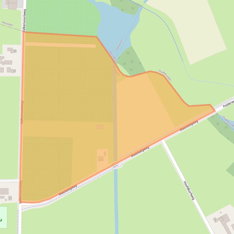 Kaart van postcodegebied 5145PS.