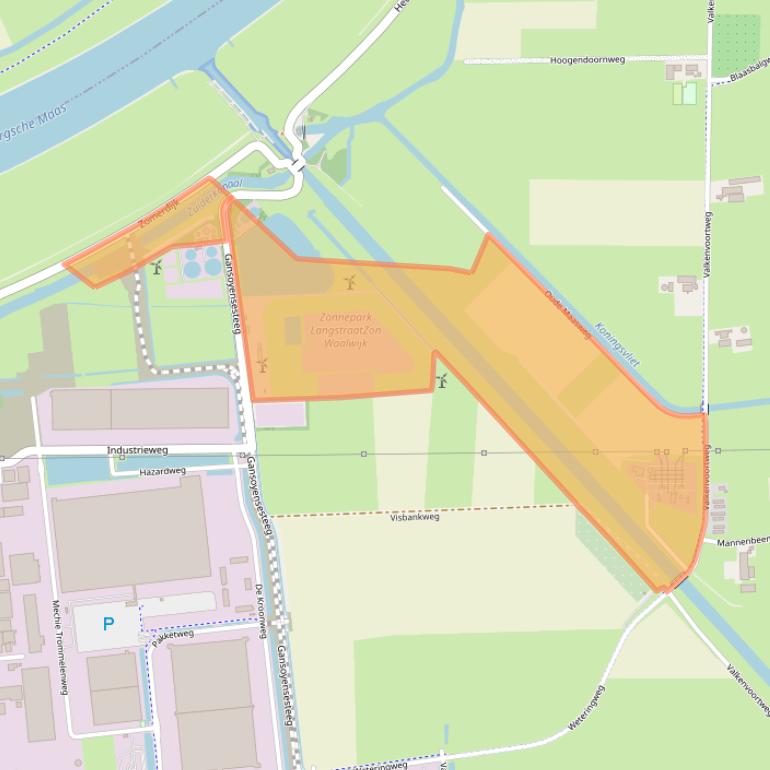 Kaart van postcodegebied 5145PX.