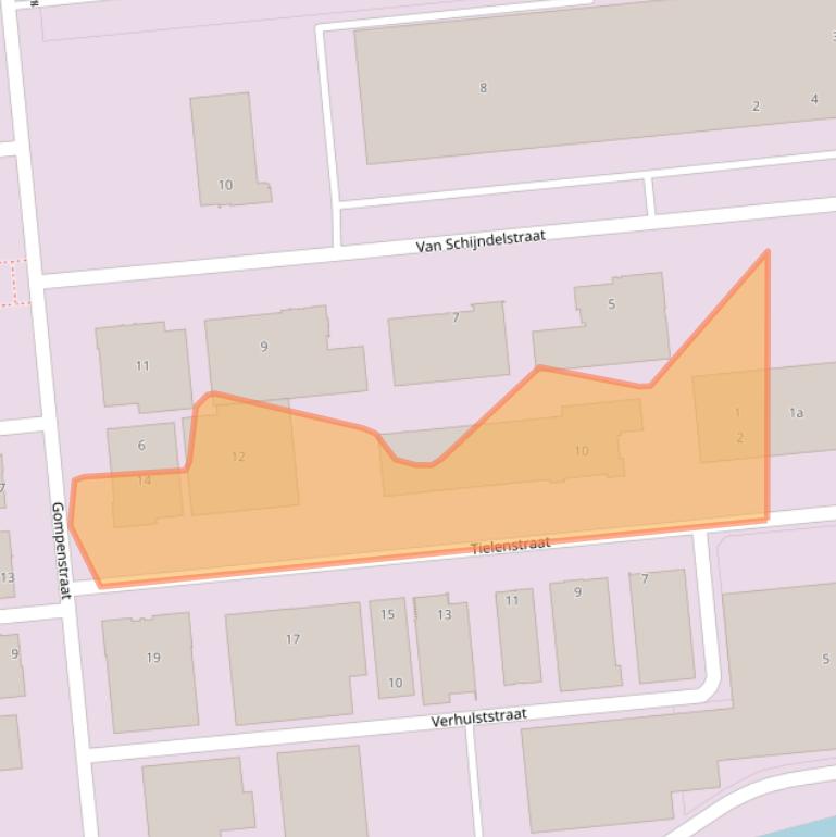 Kaart van postcodegebied 5145RD.