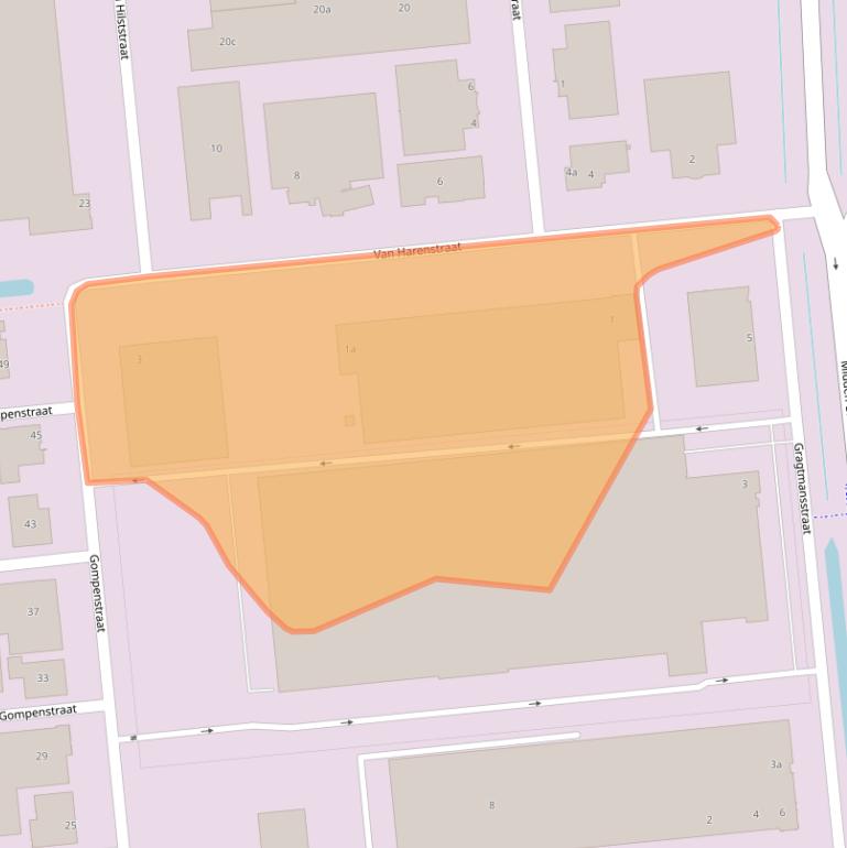 Kaart van postcodegebied 5145RH.