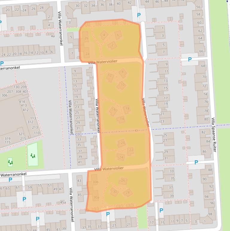 Kaart van postcodegebied 5146AM.