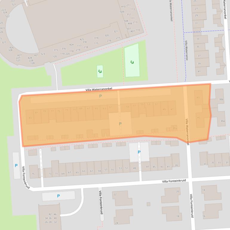Kaart van postcodegebied 5146AP.