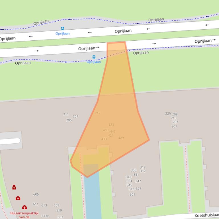Kaart van postcodegebied 5146BP.