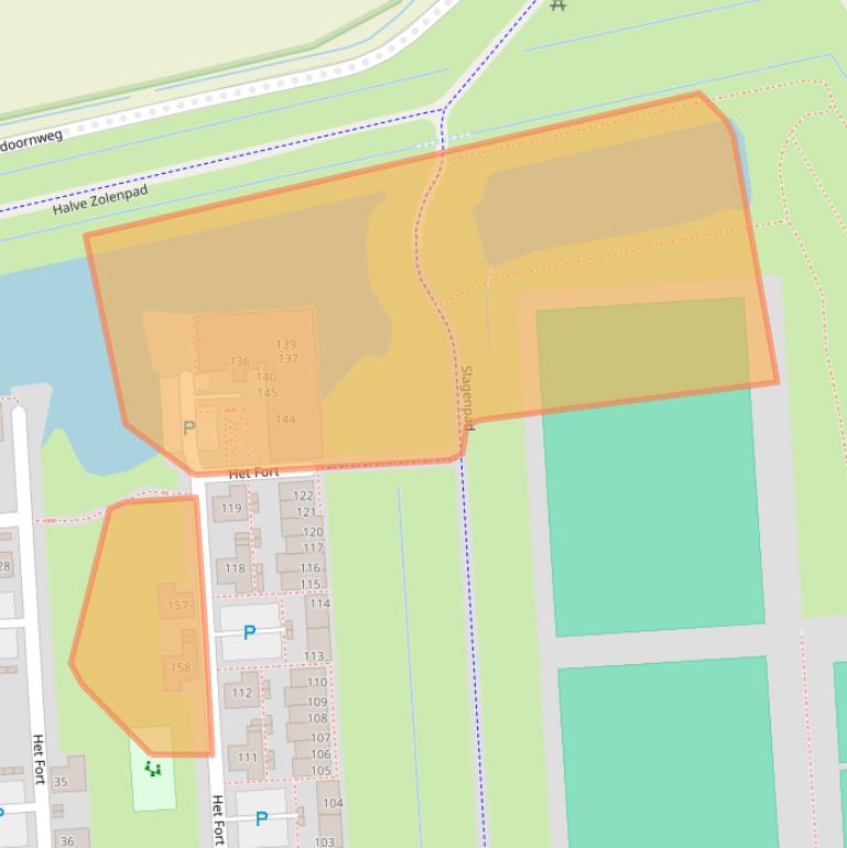 Kaart van postcodegebied 5146CL.