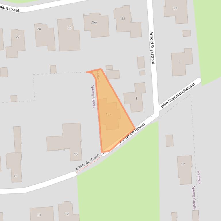 Kaart van postcodegebied 5146DA.