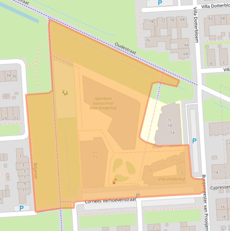 Kaart van postcodegebied 5146DD.