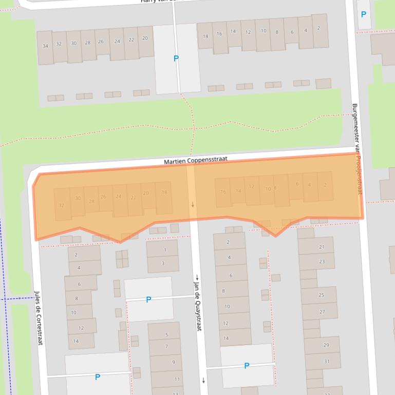 Kaart van postcodegebied 5146DJ.