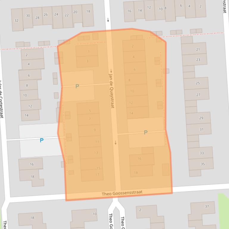 Kaart van postcodegebied 5146DL.