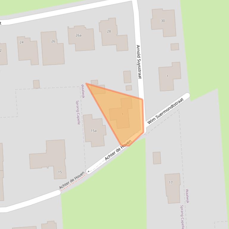 Kaart van postcodegebied 5146DP.