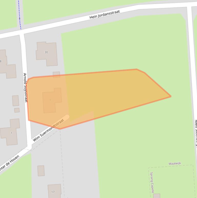 Kaart van postcodegebied 5146DR.