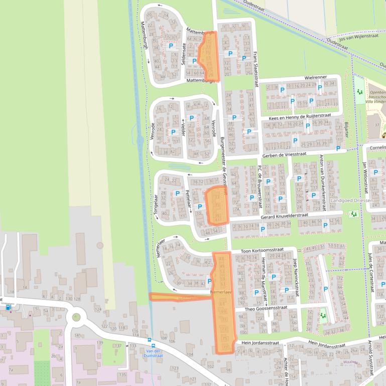 Kaart van postcodegebied 5146EA.