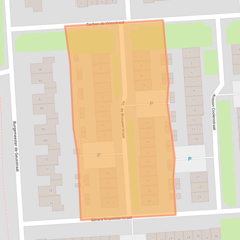 Kaart van postcodegebied 5146ED.