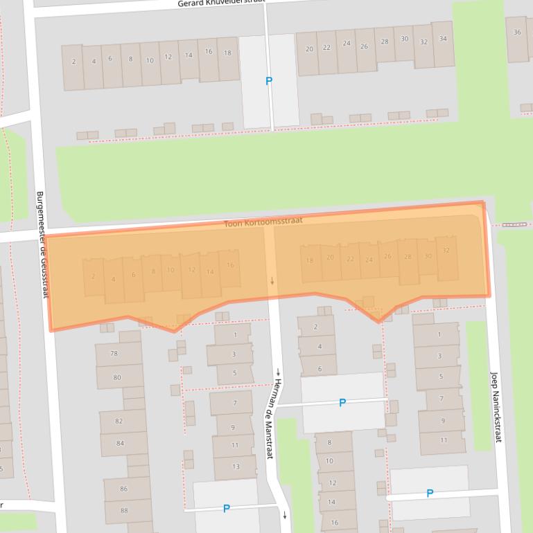 Kaart van postcodegebied 5146EJ.