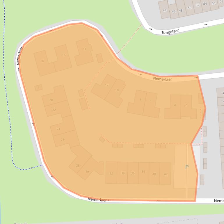 Kaart van postcodegebied 5146HA.