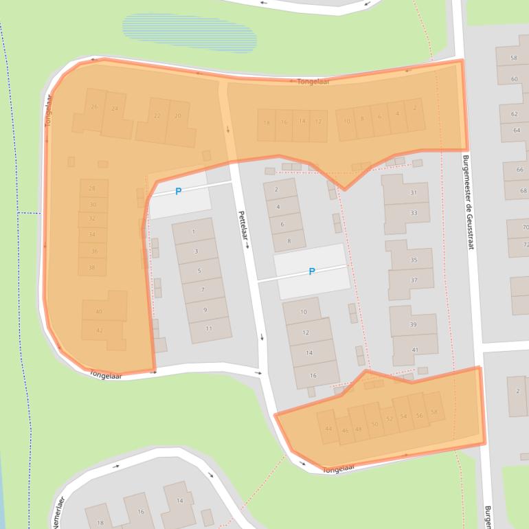 Kaart van postcodegebied 5146HB.