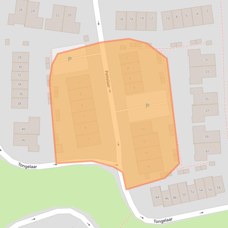 Kaart van postcodegebied 5146HC.