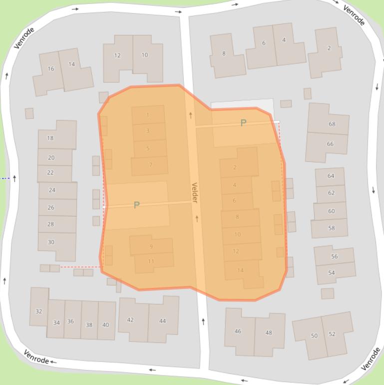 Kaart van postcodegebied 5146HE.