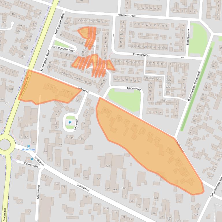 Kaart van postcodegebied 5151AM.