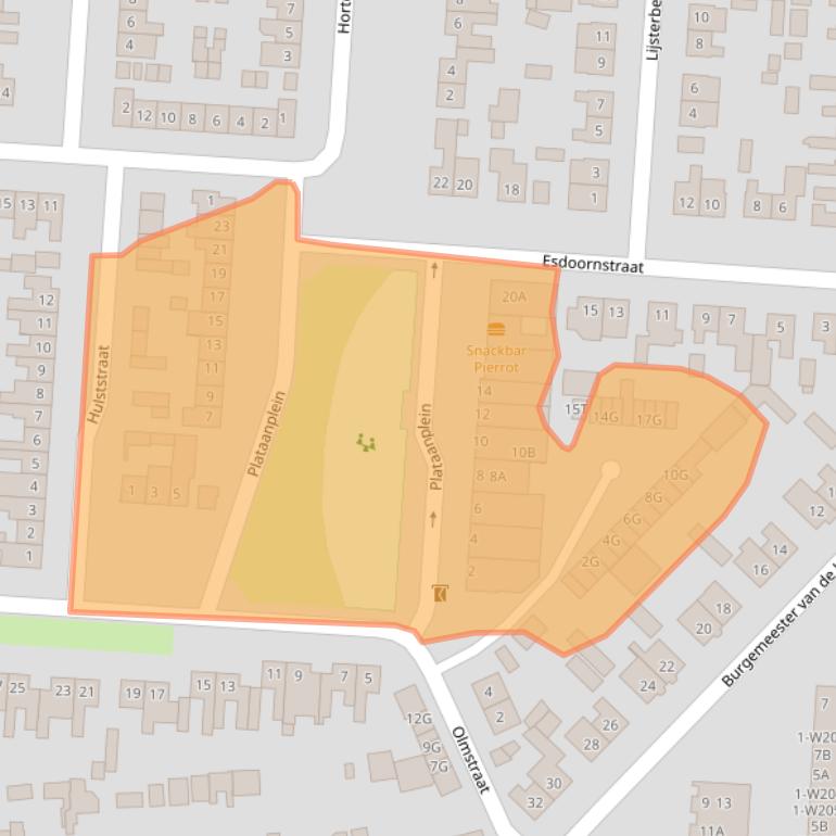 Kaart van postcodegebied 5151AV.