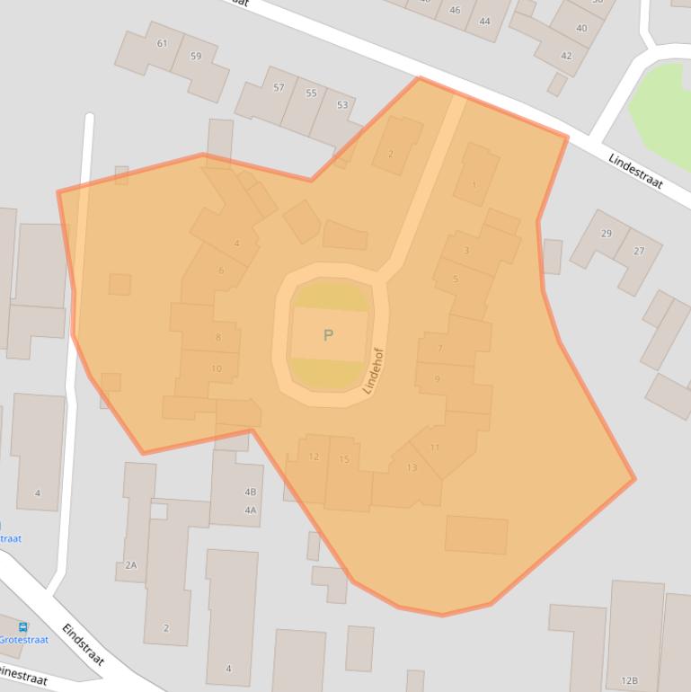Kaart van postcodegebied 5151AX.