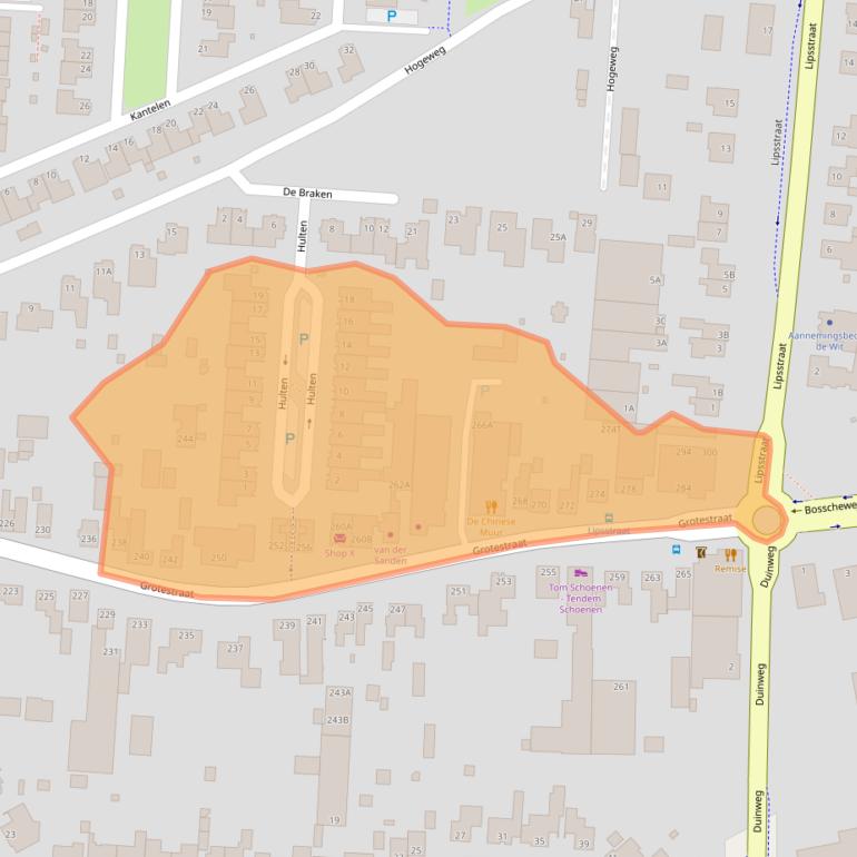 Kaart van postcodegebied 5151BS.