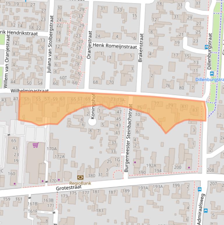 Kaart van postcodegebied 5151BX.