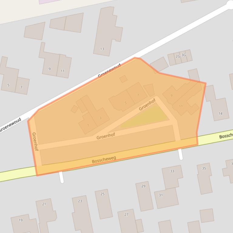 Kaart van postcodegebied 5151DB.