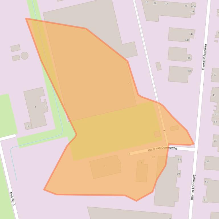 Kaart van postcodegebied 5151DT.