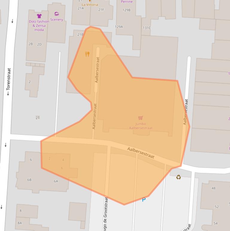 Kaart van postcodegebied 5151EE.