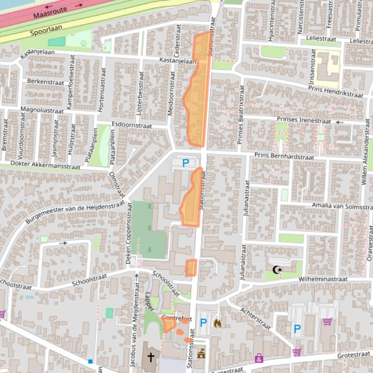 Kaart van postcodegebied 5151HA.