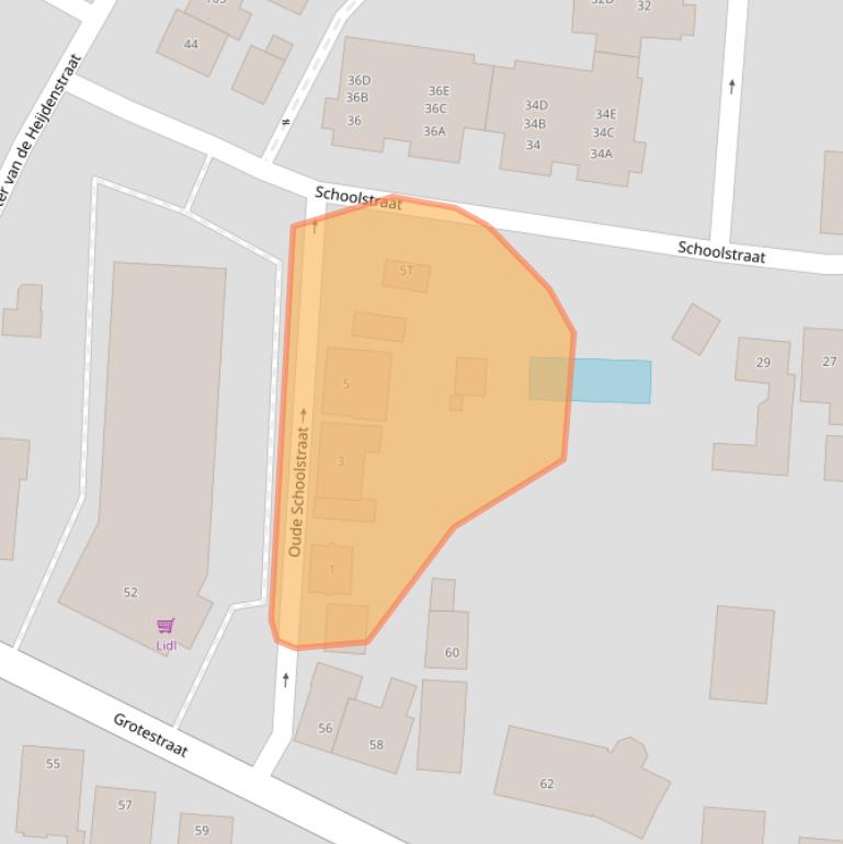 Kaart van postcodegebied 5151HJ.
