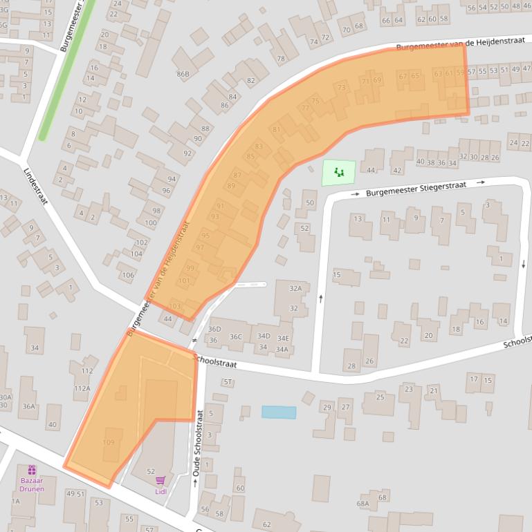 Kaart van postcodegebied 5151HL.