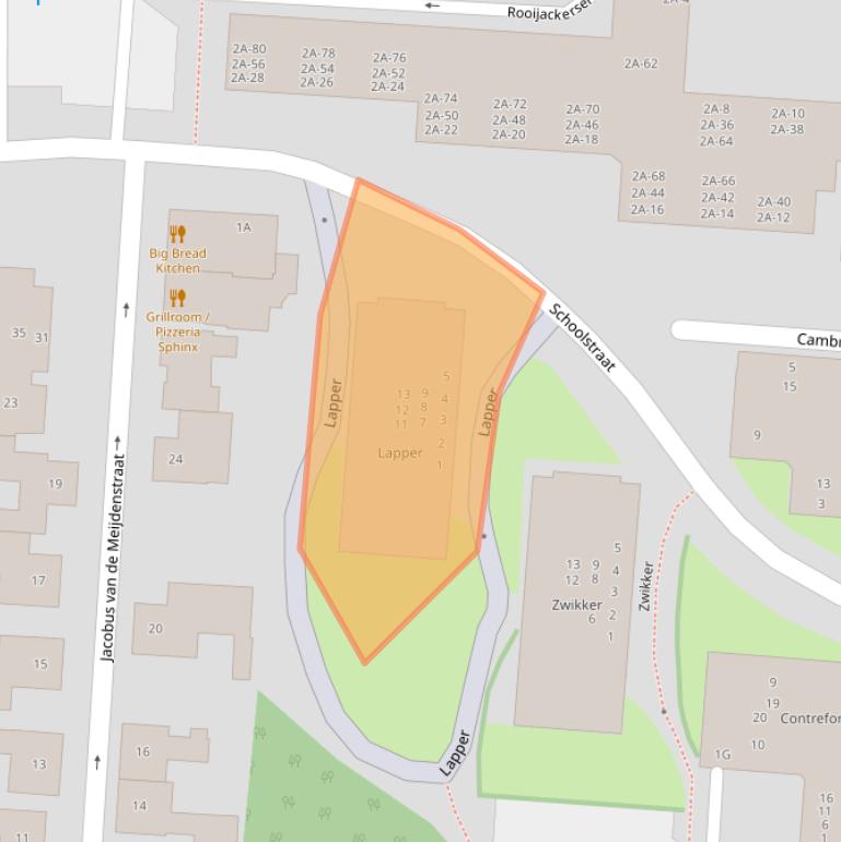 Kaart van postcodegebied 5151HV.