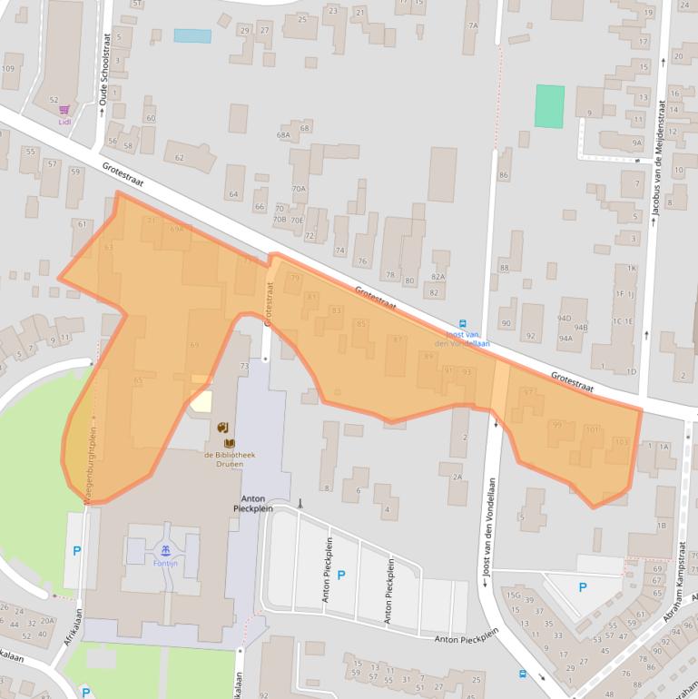 Kaart van postcodegebied 5151JD.