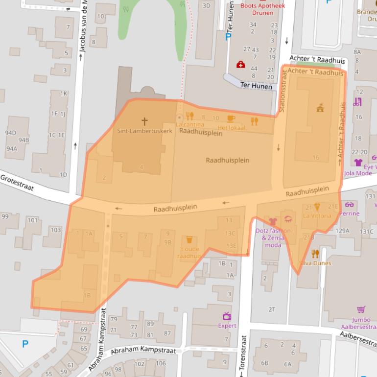 Kaart van postcodegebied 5151JH.