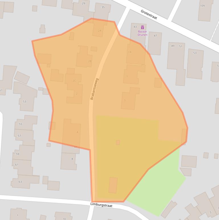 Kaart van postcodegebied 5151JS.