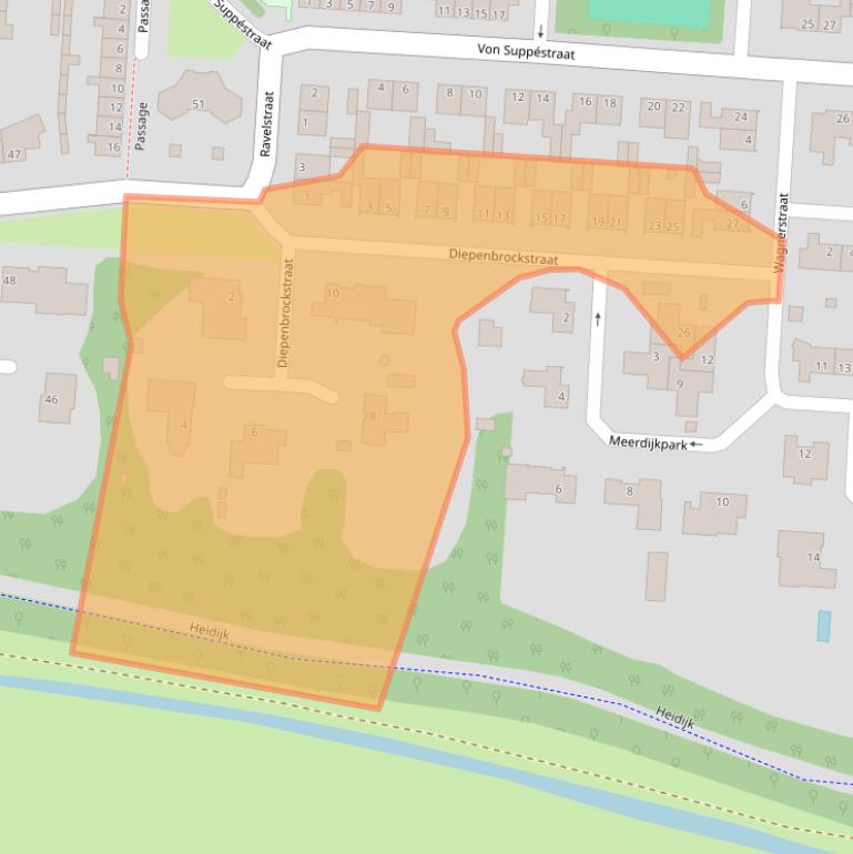 Kaart van postcodegebied 5151KE.