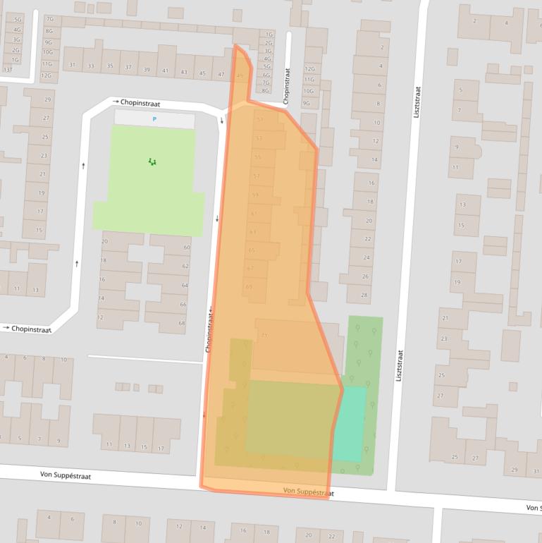 Kaart van postcodegebied 5151KX.