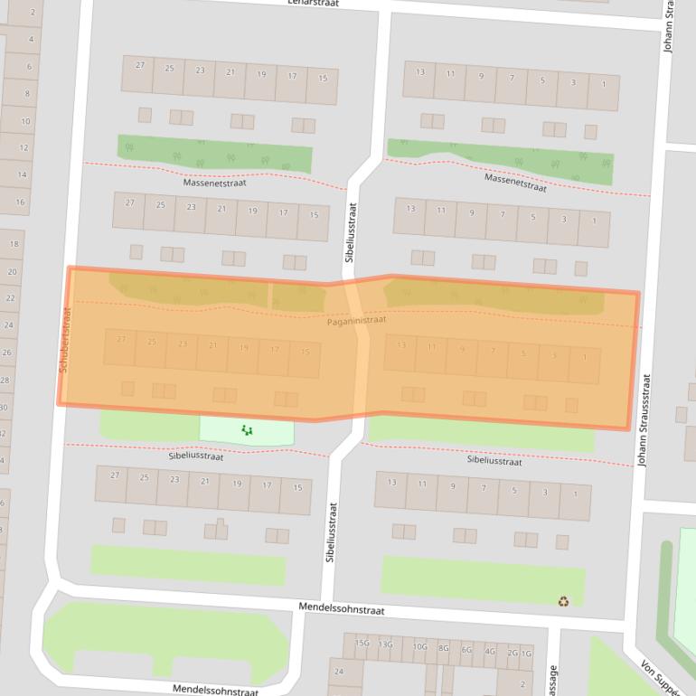 Kaart van postcodegebied 5151LC.